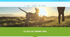 Desktop Screenshot of getrealdogtraining.com